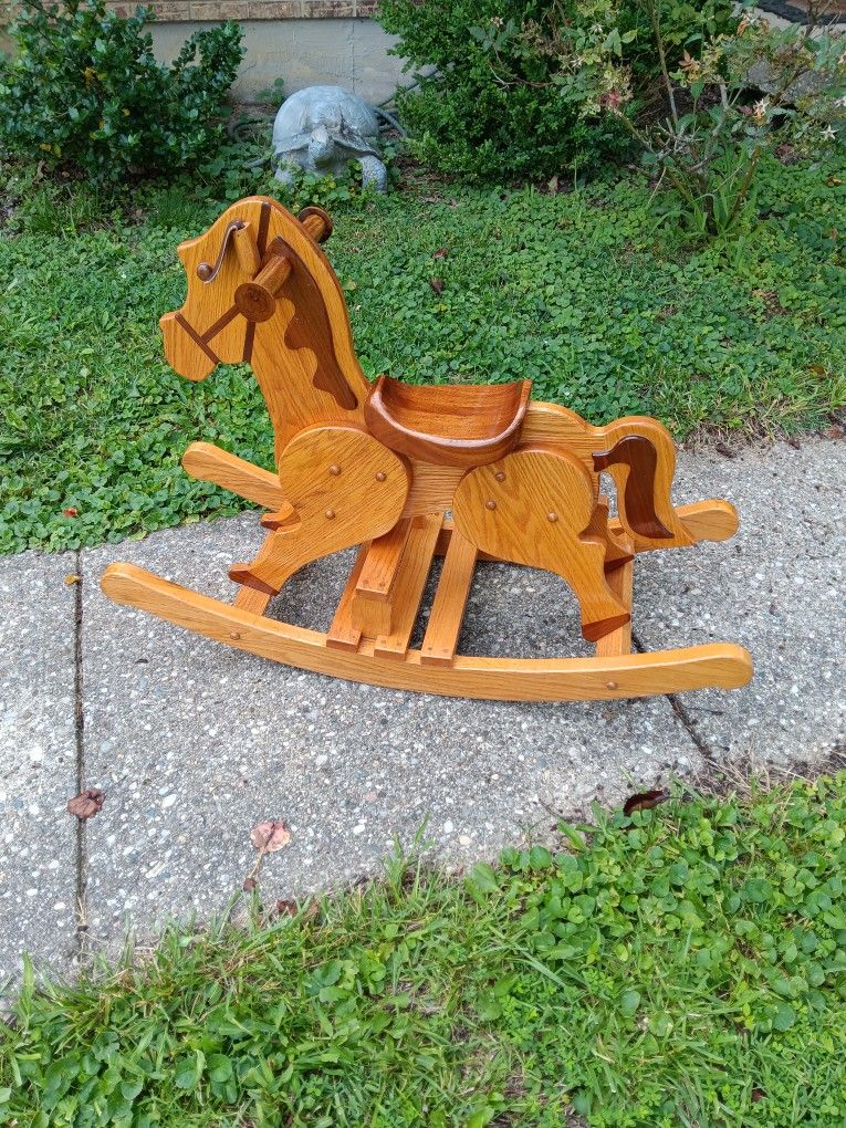 Wood Rocking Horse (Hand Built)