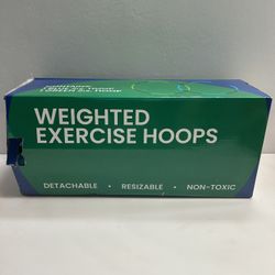 NEW Weighted Exercise Hula Hoops 2 SET 