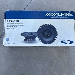 Alpine 6.5” Speakers 