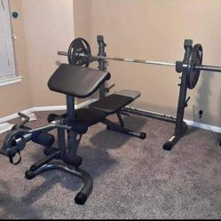 Weight Bench With Squat Rack 