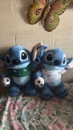 Disney Stitch Soccer Plush Set of 2