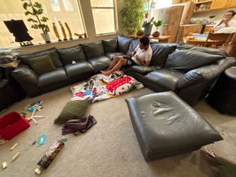 leather sectional couch