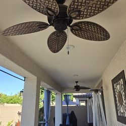 2 - Ceiling Fans, Outdoor, 52 Inch