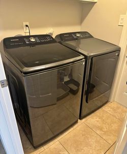 Washer and Dryer/Lavadora y Secadora Samsung smart
