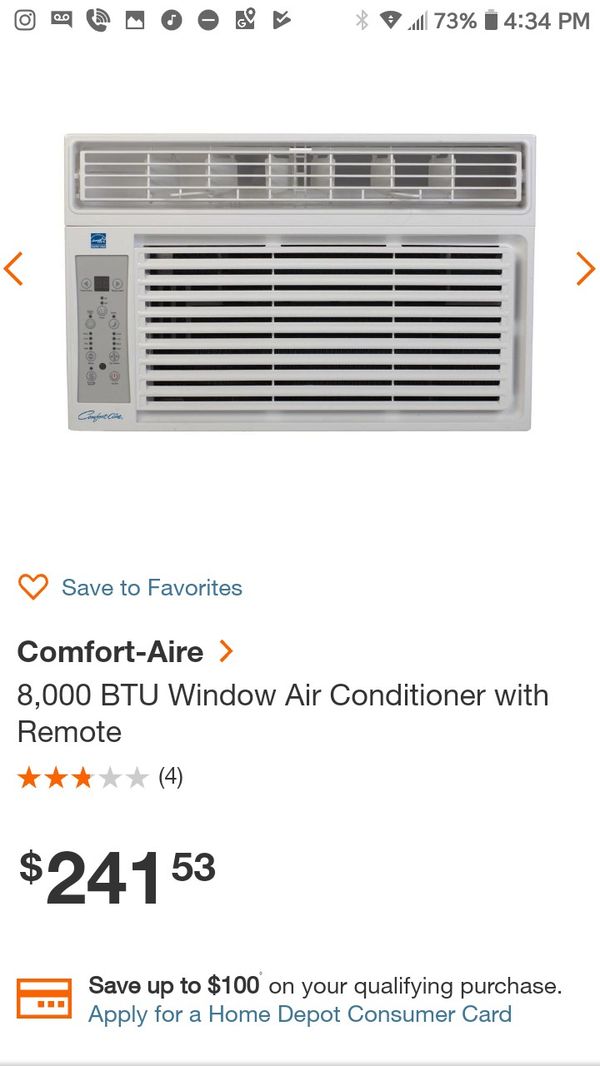Comfort Aire 8000btu Window Ac For Sale In San Diego Ca Offerup