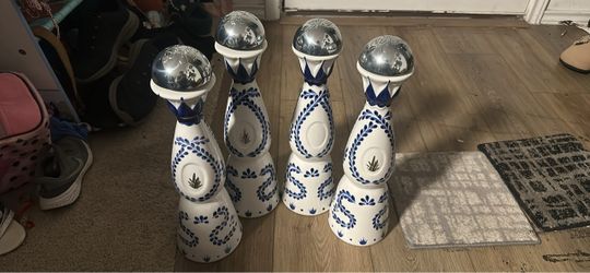 Clase Azul Tequila Empty Bottles – Set of 4