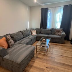 Bobs discount furniture Venus 4 piece sectional.