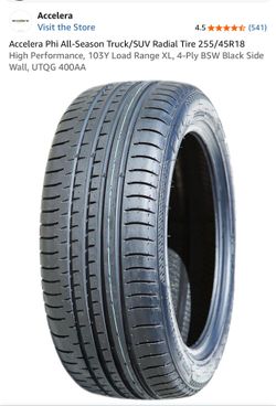 Car tires  225/45R 18 Brand new