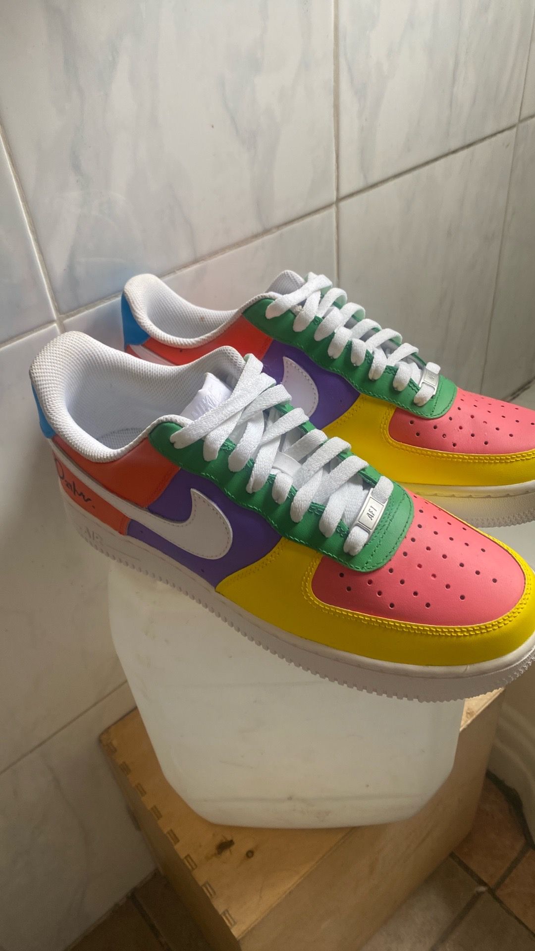Custom Nike Air Force 1's