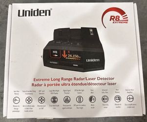 Uniden R8 Radar Detector (mint, used only twice)