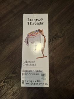 Loops and Threads Adjustable Plant Stand