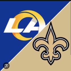 2 Vip Tickets, All Inclusive Food And Beverage” Also A Parking Pass. Tomorrow, Rams vS Saints.