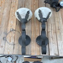 2 Wall Candle Sconces