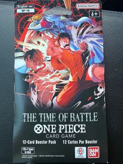 The Time of Battle Sleeved Booster Pack (op 16)