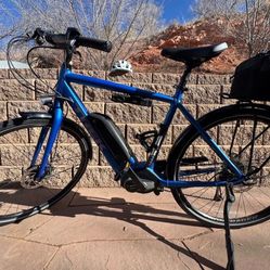 VERVE+ 2 Men’s Electric Bike 2022 - US L Matte Alpine Blue and Accessories