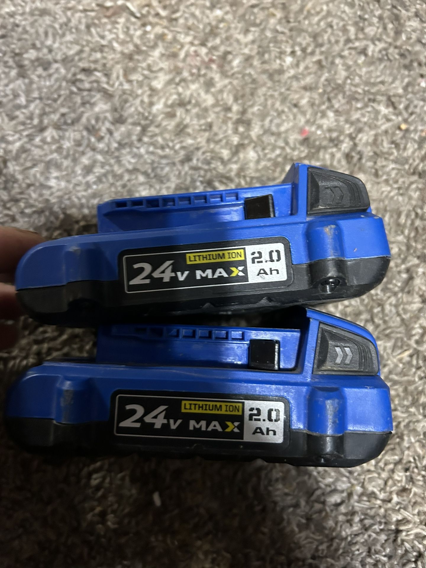 2 Kobalt 24 V Batteries