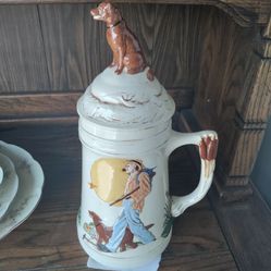 Norman Rockwell The Walk In The Country Large Stein