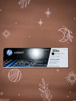 Black Ink, Laser Jet 206a 