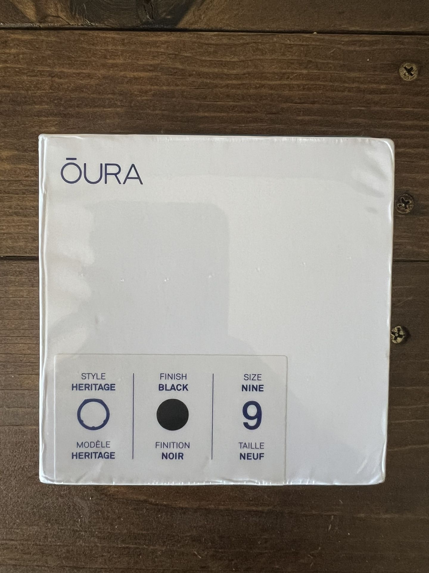 Oura Ring Gen 3 Black Brand New