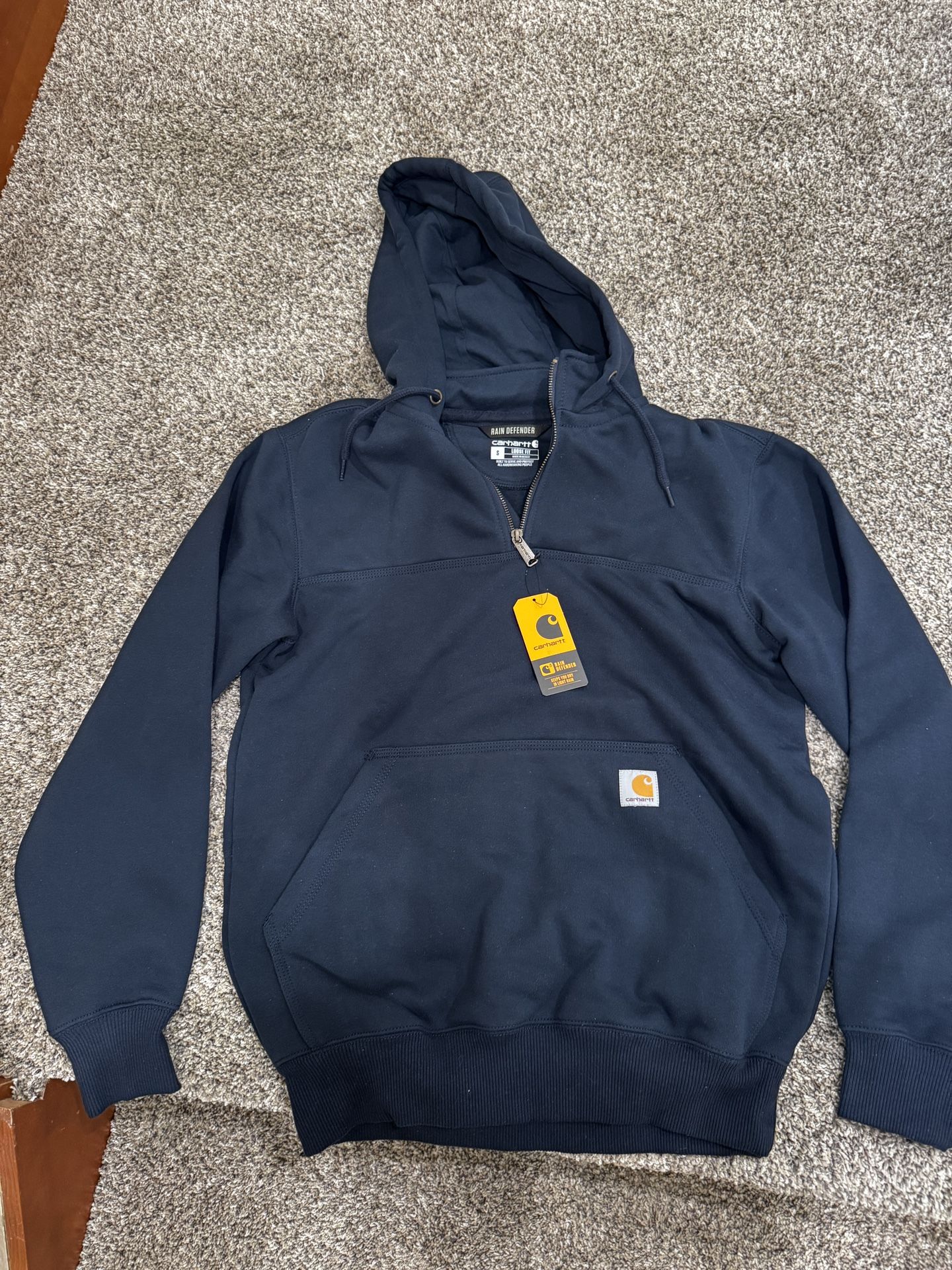 Carhartt Sweatshirt Navy Blue Small