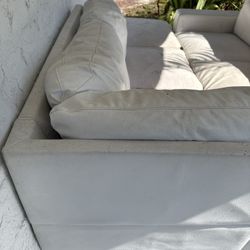 Free White Sectional Sofa – Needs Repair