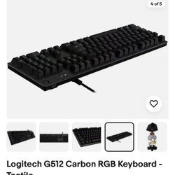 Logitech G512 Carbon RGB Mechanical Keyboard