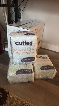 Baby diapers cuties brand