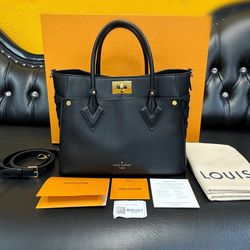 Louis Vuitton On My Side MM M53826 Black Tufted bag