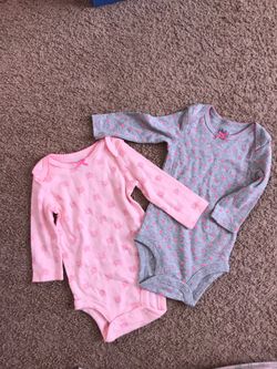 Baby girl long sleeve onesie