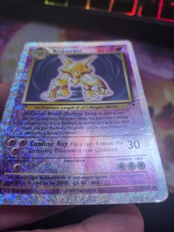 Alakazam legendary collection damaged