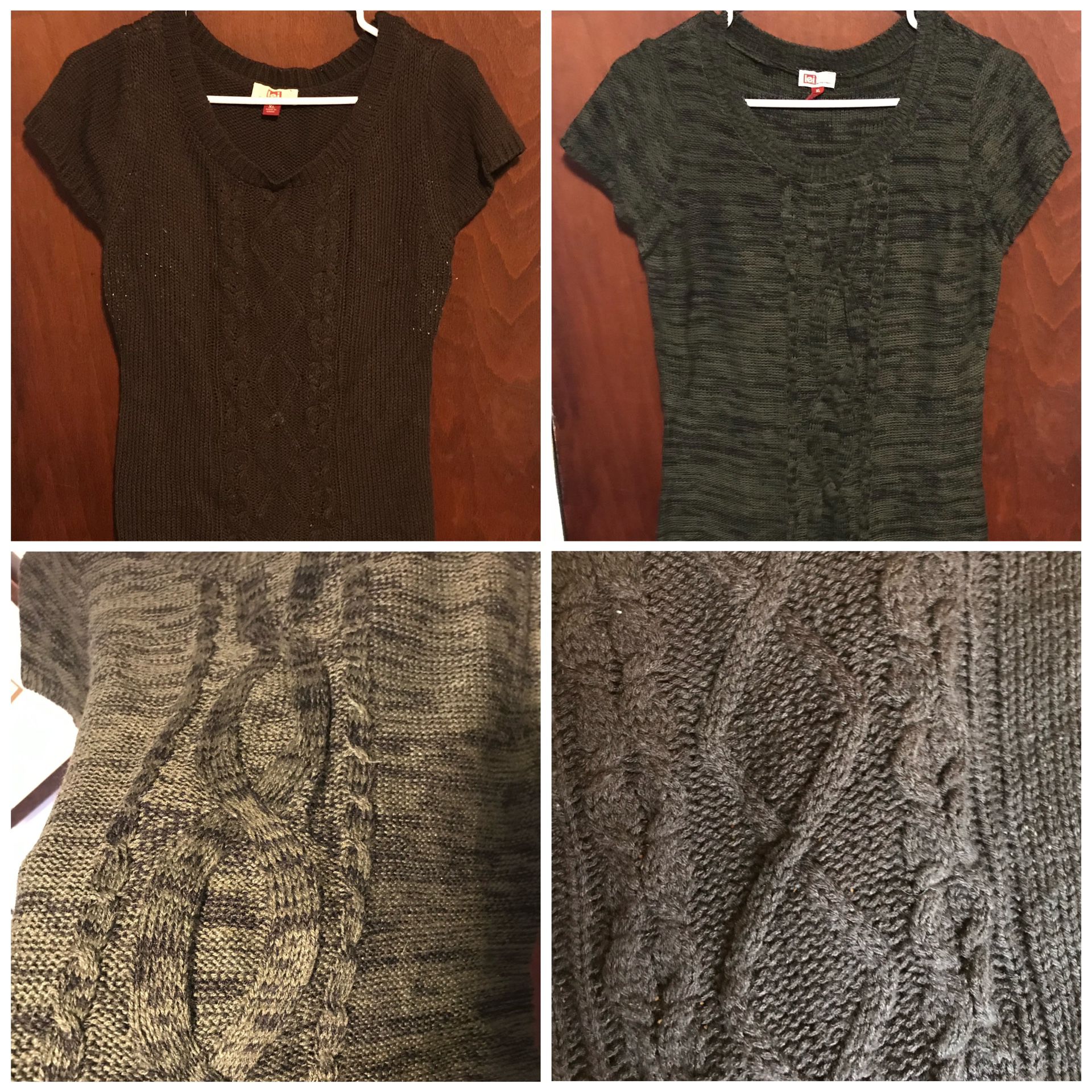 Two Womens Tunics/Sweater Dresses