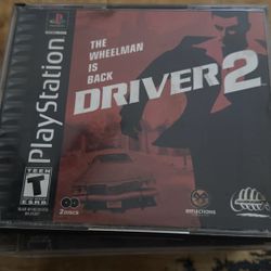PlayStation 1 DRIVER 2 Double Disc Case