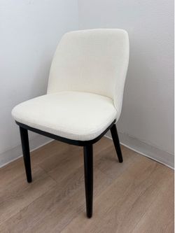 New Chair White Upholstered