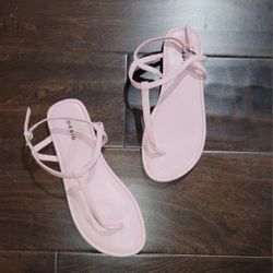 Torrid Size 11.5WW Extra Wide Plus Size T-strap Flat Sandals Excellent Condition PRICE Is Firm Cash Only 