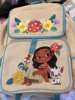Moana backpack and lunch bag
