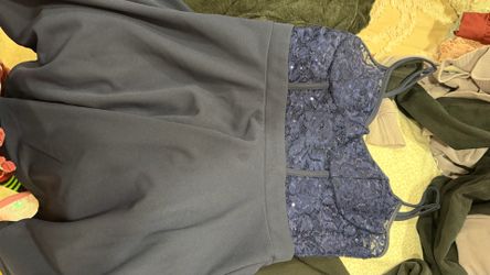 navy blue dress size medium