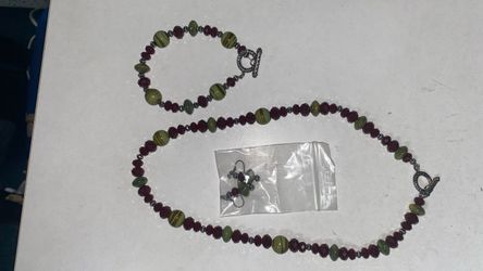 Complete Beaded Jewelry Matching Set - Vintage Bohemian Style