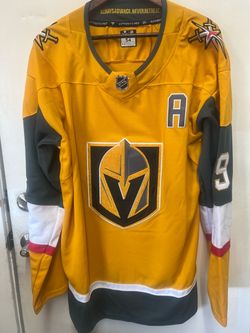 Jack Eichel #9 Vegas Golden Knights Gold New Jersey VGK Size XL