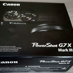 Canon PowerShot G7 X Mark III 20.1MP Point & Shoot Digital Camera New Black