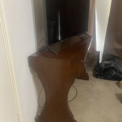 Solid Wood Table 34”H 20”W 4”L