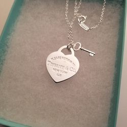 Heart With Key Necklace 