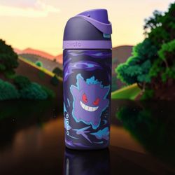 Owala 16 fl oz Stainless Steel Special Edition FreeSip Water Bottle - Gengar In the Shadows
