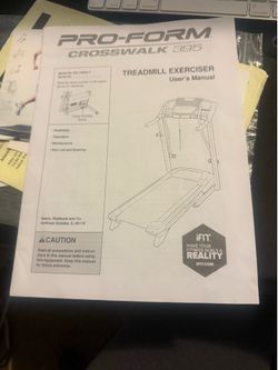 ProForm Crosswalk 395 Treadmill