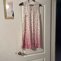 Cute Pink Flowered Dress
