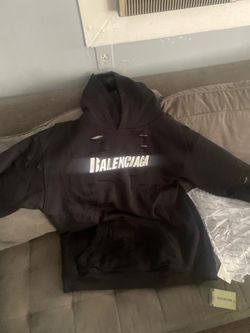 Black baleciaga hoodie