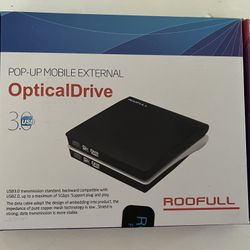 Brand New Sealed Roofull Pop-Up Mobile External Optical Drive 3.0 USB 5Gbps