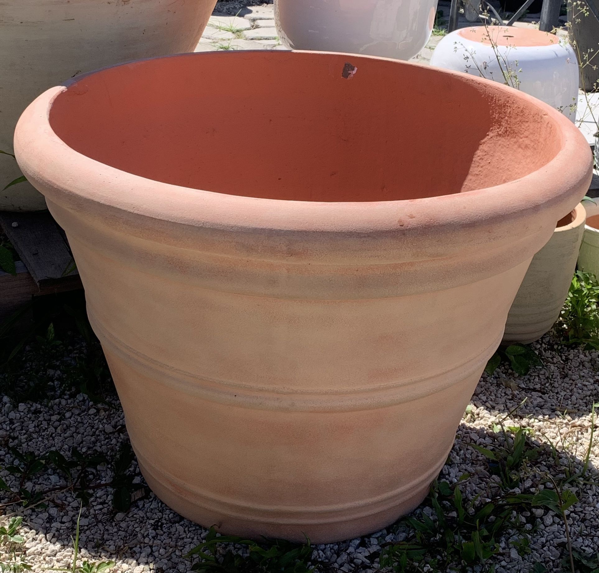 Terra Cotta Flower Large Size 25"W