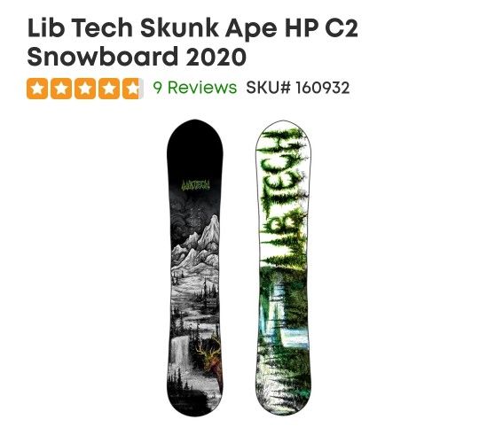Lib Tech Skunk Ape 2020 165w Men's Snowboard