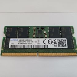 Samsung 16GB DDR5 Laptop RAM Memory 