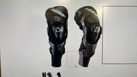 Leatt X-Frame Hybrid Knee Braces Pair size Large